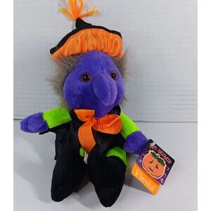 Fiesta 1996 Cuddle Halloween Witch Beanbag Plush 9" Vtg Decor Decoration Toy